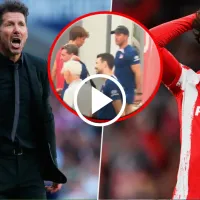 ¡Pura tensión! El cruce entre Simeone y João Félix en un entrenamiento