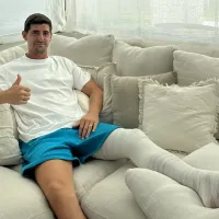 El esperanzador mensaje de Courtois tras su grave lesión