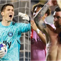 Así le pidió el arquero rival un autográfo a Messi tras irse goleado 4 a 0