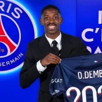 Sorprendente: Mbappé le dio la bienvenida a Ousmane Dembélé en el PSG
