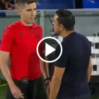 Un Xavi Hernández FURIOSO se fue expulsado ante Getafe