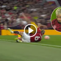 Erik ten Hag no perdona una, lo sacó a Lisandro Martínez después de esta temeraria entrada