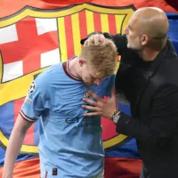 Guardiola buscó el reemplazo de De Bruyne en FCB