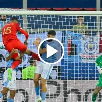 Cabezazo a lo CR7 y entre dos defensores: Manchester City sufrió a En-Nesyri