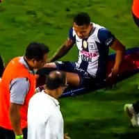 Terremoto en Alianza Lima: Bryan Reyna salió lesionado en camilla