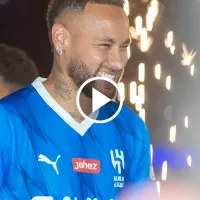 Neymar, presentado a puro show en Al-Hilal