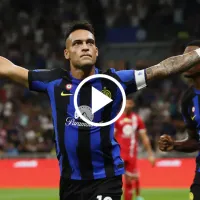 Dos goles de Lautaro Martínez en el triunfo de Inter ante Monza (VIDEO)