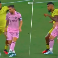 VIDEO  ¿Y el VAR? La fuerte entrada que recibió Messi en la Leagues Cup