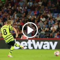 Definición con clase: el gol de Odegaard que le dio el triunfo a Arsenal