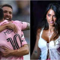 Video: Antonela confundió a Jordi Alba con Messi y casi le da un beso