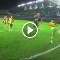 ¿Entró todo el balón? Botafogo empata a Defensa y Justicia con milimétrico gol de tiro libre