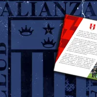 Federación Peruana de Fútbol le dedica enorme carta a Alianza Lima