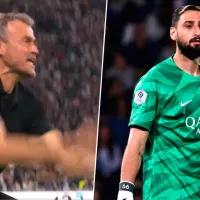 La bronca de Luis Enrique con Donnarumma