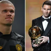 A Haaland le recomendaron no ir nunca más a la ceremonia si Messi gana el Balón de Oro