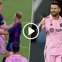 Sufrió a Messi en una jugada y recordó: \'Hizo que me abrazara con un compañero\'