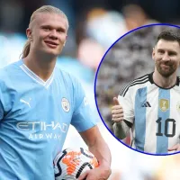 Haaland llena de elogios a Messi