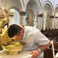 Ahora es Cristiano: Ronaldo se bautizó a sus 46 años