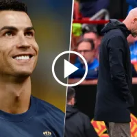 Hinchas de Manchester United, contra ten Hag: 'Viva Ronaldo'