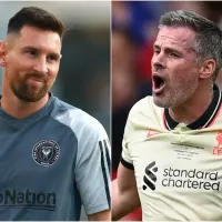 El picante mensaje que Messi le envió a Jamie Carragher por criticarlo