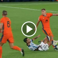 Se salvó el Inter: Barella pegó tremenda patada y el VAR le quitó la roja (VIDEO) 