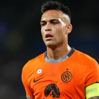 Lautaro Martínez se calentó por el debut del Inter ante Real Sociedad