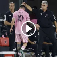 La reacción de Messi al ver a Jorge Mas en el banco tras cambio (VIDEO) 