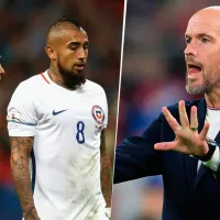 Vidal sale en defensa de Cristiano: comparó a Ten Hag con Sampaoli