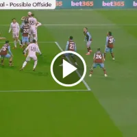 La jugada de Hojlund que impidió el primer gol de Manchester United (VIDEO)