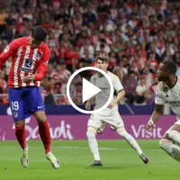 Morata madrugó dos veces al Real Madrid de cabeza en el área chica