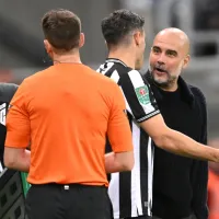 Guardiola y su palo a la Carabao Cup tras la eliminación
