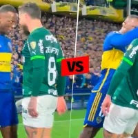 Luis Advíncula se plantó ante Zé Rafael y terminó metiéndole un \'lapo\' en el Boca Juniors vs Palmeiras VIDEO