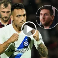 Le puso presión a Messi: Los 4 goles de Lautaro Martínez con Inter