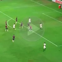 Piero Quispe se convirtió en Lionel Messi y casi anota el gol del año