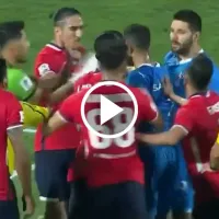 Tángana en el partido de Al Hilal en la Champions Asiática