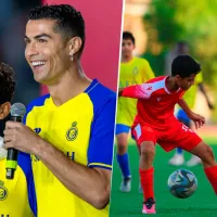 Cristiano Jr. debutó en Al Nassr con goleada: así reaccionó Cristiano Ronaldo y Georgina Rodríguez