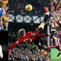 Garnacho y sus rivales por el mejor gol de la Premier