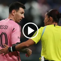 Lo que no se vio en la derrota de Inter Miami: El polémico gesto de Messi contra la árbitra Edina Alves