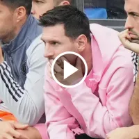 Video: Así reaccionó un fan en Hong Kong cuando vio un cartel de Messi tras no verlo jugar en vivo