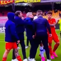 Entrenador del Lecce le pegó un cabezazo a delantero del Hellas Verona