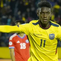 Allen Obando casi marca su primer gol con la Selección de Ecuador