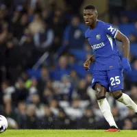 Blooper de Moisés Caicedo y gol del Manchester United