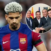 Las diferentes posturas con Ronald Araújo en la reunión de Xavi con Joan Laporta y Deco