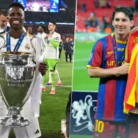 ¿Cuántos Balones de Oro y Champions League tenía Lionel Messi a la edad de Vinícius Júnior?