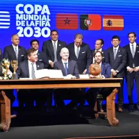 Argentina, Uruguay y Paraguay presentaron oficialmente su candidatura para el Mundial 2030