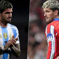 En Argentina, a diferencia del Atlético de Madrid, ovacionaron a Rodrigo De Paul