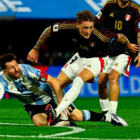 En Inglaterra destacaron a Oliver Sonne por su duro enfrentamiento con Lionel Messi