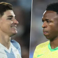 Julián Álvarez demostró que es más que Vinícius Júnior