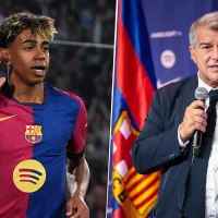 Joan Laporta advierte que Barcelona aún no tiene confirmada la renovación de Lamine Yamal
