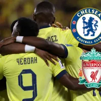 Por cifra histórica: Liverpool y Chelsea van por el mismo crack de Ecuador
