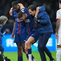 Revelan la posible lesión que tendría Hakimi tras durísima falta de Luis Díaz